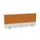 opzetpaneel,v. bureau,aanbouw achter,B 1400mm,Bl-wit,BN3005-geel