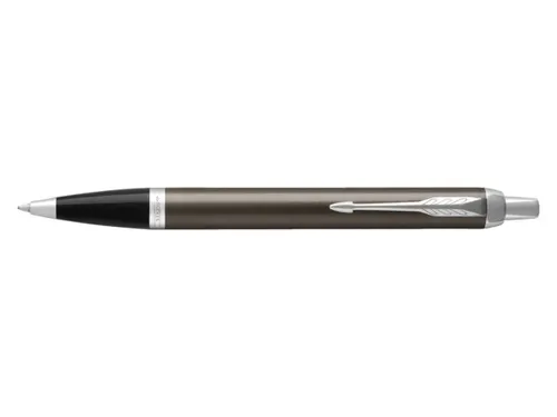 Balpen Parker IM Dark Espresso CT Medium Blauwe inkt