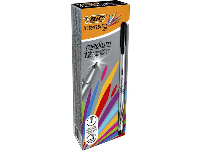 Fineliner Bic Intensity 0.7mm blauw