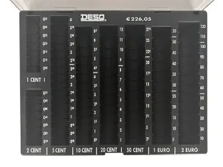 Muntgeldsorteerunit Desq met deksel 235x184x34mm - 4