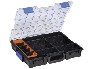 Assortimentskoffer,type 9,HxBxD 76x440x335mm,kunststof,koffer zwart - 3