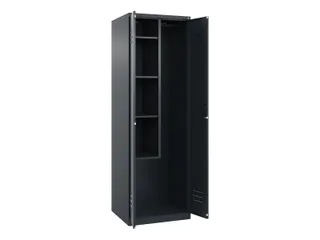 schoonmaakkast,HxBxD 1850x600x500mm,links 4vakken - 1