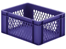 Euronorm-Stapelbak 15l H X L X B 175x400x300mm Blauw