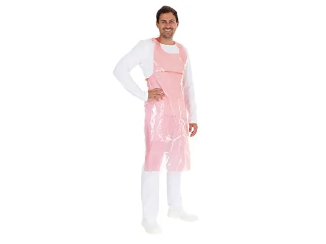 Franz Mensch 23175 Hygostar Schort PE 125x70cm Rood 500 stuks