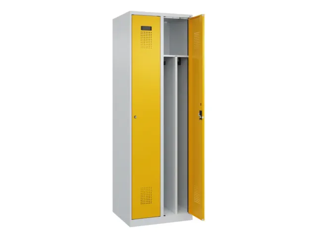 locker voor scheiding van kleding,HxBxD 1850x600x500mm,2vak