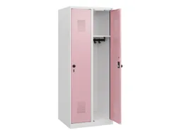 schoollocker,HxBxD 1530x600x500mm,2vak,vak B 300mm,draaigrendel