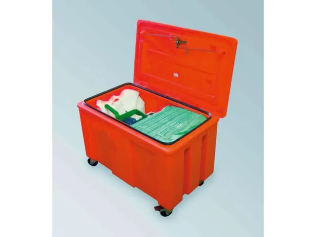 Caisson D'urgence Av.sorbants D'huile En Microfibre,69Parties