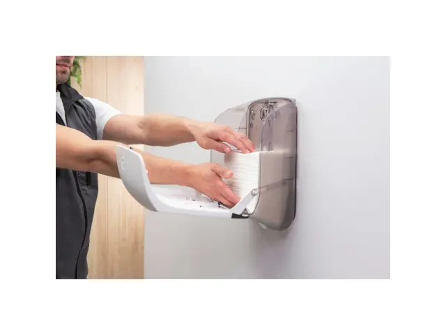 Handdoekdispenser Katrin 88966 klein zwart