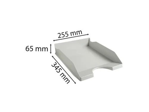 ECOTRAY Brievenbak Office grijs
