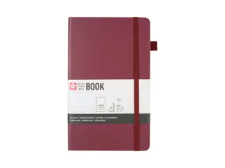 Notitieboek Sakura large 130x210mm lijn hard cover moerbei - 2