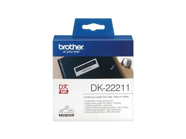 Etiket Brother DK-22211 29mm 15-meter witte film