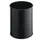 Prullenbak Metaal Rond 15 Liter Zwart