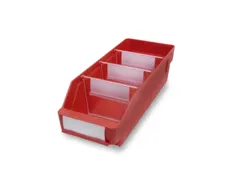 Stellingbakken Pp Hxbxd 95X120X300Mm Rood