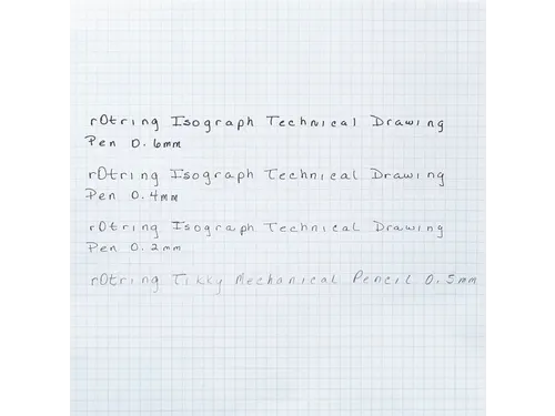 Tekenset rOtring Isograph 7-delig