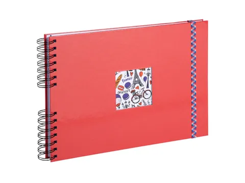 Fotoalbum 50 Pagina's 32x22cm French'Class Rood