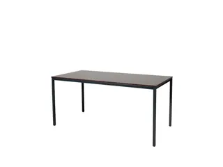 Domino Basic Tafel Vaste Hoogte 1600x800mm Logan Eiken Zwart 4-Poots - 1