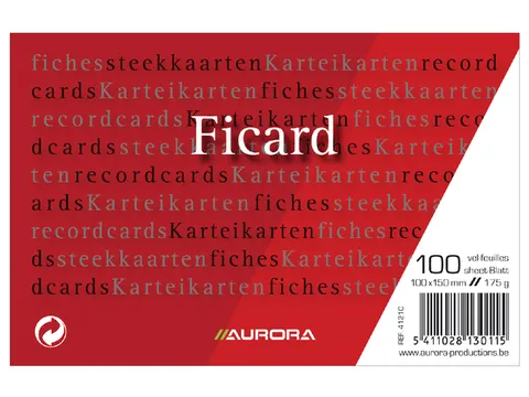 Correspondentiekaart 100x150mm Blanco 175gr