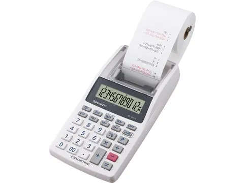 Bureaurekenmachine met telrol EL-1611V