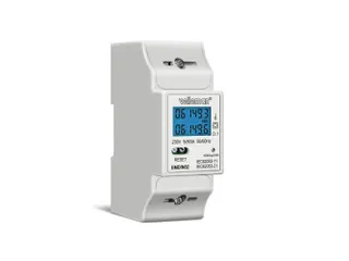 Eenfasige KWH-Meter Voor DIN-Rail Montage - 2Modules - 2