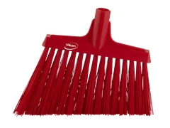 Hygiene 2914-4 hoekbezem rood harde lange schuine vezels 290mm