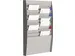 Trieur Mural 2x 10 Compartiments Gris