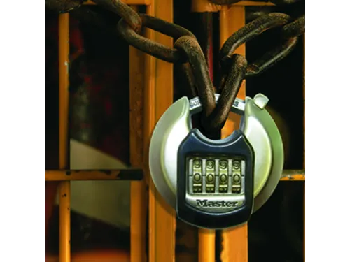 Masterlock Hangslot + Combinatieslot M40EURDNUM 70mm
