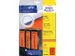 ordnerrugetiket Avery 192x61mm rood 20 vel 4 etiketten per vel