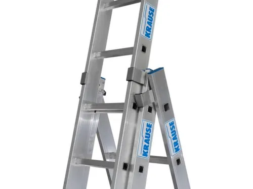 multifunctionele telescoopladder,3x8,sporten,balk L 2,3-5,2m,aluminium