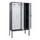 locker voor scheiding van kleding,HxBxD 2120x1200x500mm,4vak