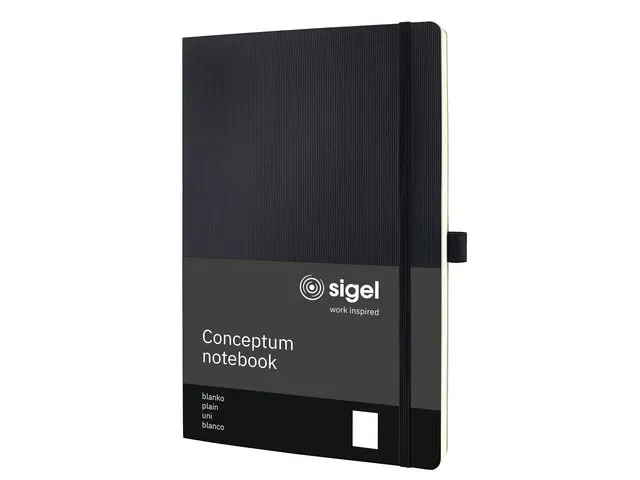 Carnet Conceptum A4 noir blanc SC 194pag 80gr