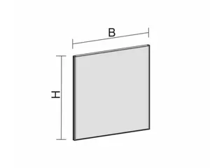 geluidabsorberende scheidingswand,HxBxD 1200x1400x41mm,wand stof,rood - 3