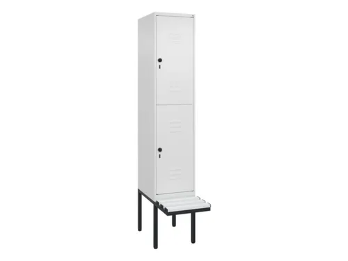 Dubbeldekse dekenkist,HxBxD 2120x400x815mm,1x2vak.,vak B 400mm