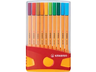 Fineliner Stabilo Point 88 0.4mm 20 Stuks Assorti - 5