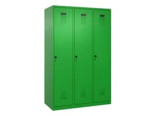 locker,HxBxD 1850x1200x500mm,3vak,vak B 400mm,draaigrendel - 3