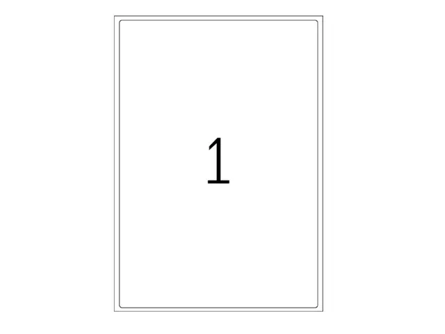 Xerox Multi-use Labels wit verwijderbaar 199x289mm 003R91225 100 stuks