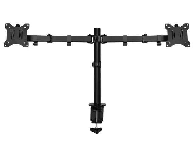 Monitorarm 2 Schermen Zwart