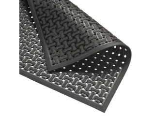 werkplekmat,mat,HxLxB 8,5x1830x1220mm,nitril,geperforeerd,antislip - 1