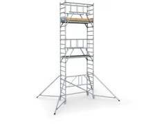 klapsteiger,platform H 4,55m,BxD 1800x600mm,steiger H 5,65m