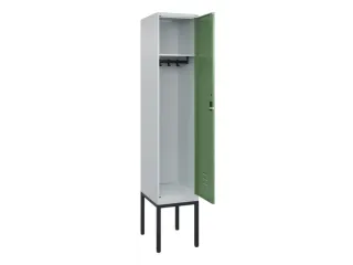 locker,HxBxD 2120x400x500mm,1vak,vak B 400mm,cil.-slot,voetonderstel - 2