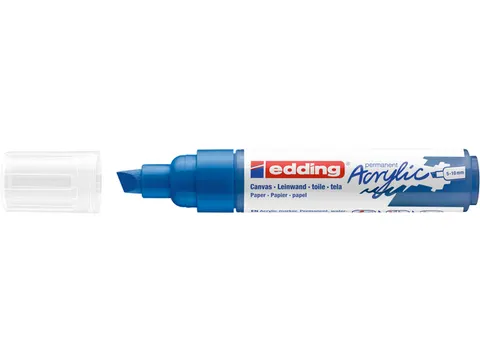 Acrylmarker edding e-5000 breed gentiaanblauw