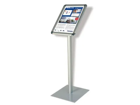 Infodisplay 1250mm Din A3 Staand Aluminium Aluminium Frame