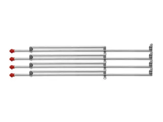 Set Zijsteunen,V. Rolsteiger,4Zijsteun,Aluminium - 1