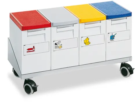 Onderwagen Voor 4Afvalbakken 15L