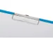 Klembordmap MAUL A4 staand met penlus PVC neon lichtblauw
