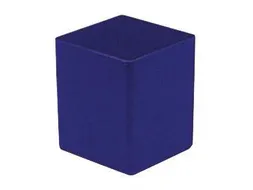 Inzetbak HxLxB 63x54x54mm Polystyreen Blauw 50 stuks