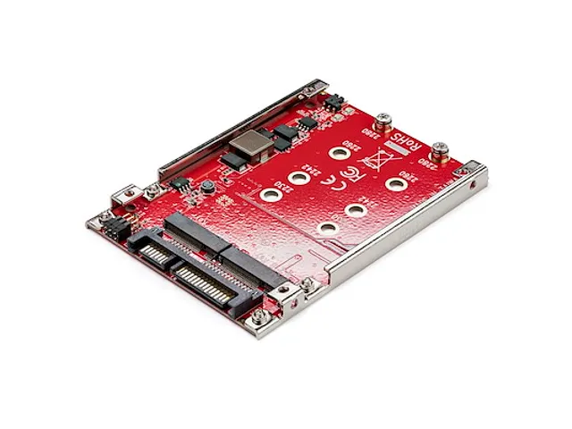 Dubbelsleufs M.2 schijf naar SATA adapter voor 2.5 inch drive bay Raid