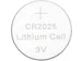 knoopcel, lithium, CR2025, blister van 4 stuks