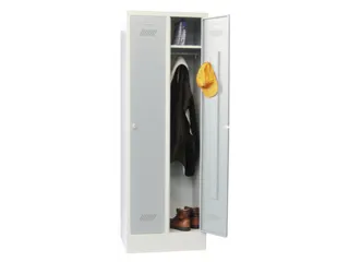 locker,HxBxD 1850x600x500mm,2vak,vak B 300mm,RAL7035,front RAL7035 - 3