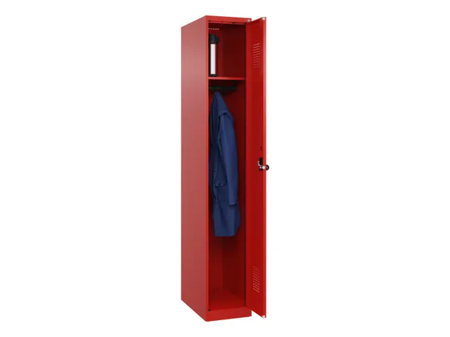 locker,HxBxD 1850x300x500mm,1vak,vak B 300mm,draaigrendel