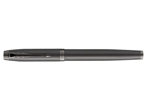 Vulpen Parker IM Monochrome Gun Metal Medium Blauwe inkt